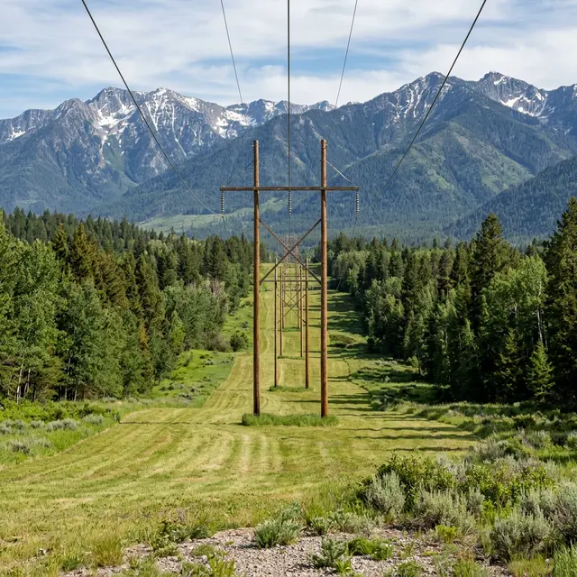 Utility fiber trenching and landscape restoration Idaho