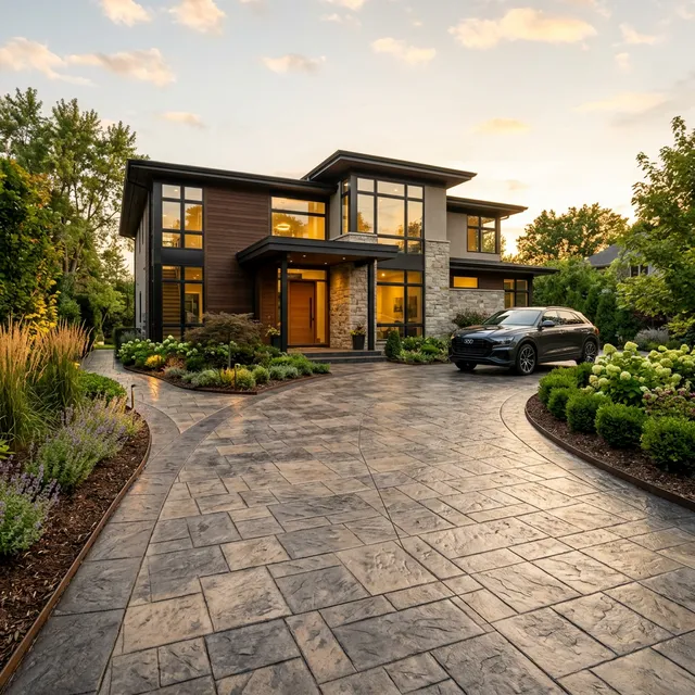 Professional concrete patio and driveway installation in Treasure Valley Idaho